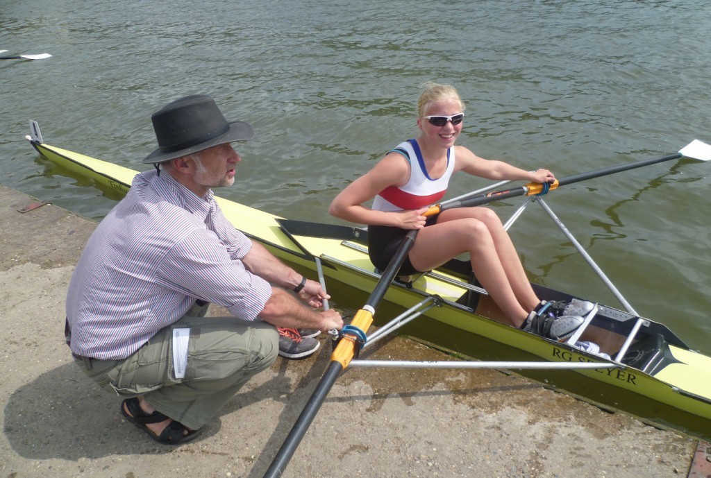Trainer Martin Gärtner mit Ernestine Archinger